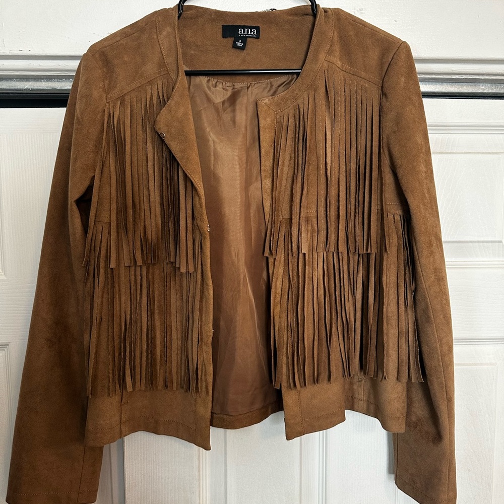 NWT Ana fringe jacket